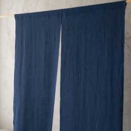 Linen Noren Curtain, Japanese Doorway Divider, Natural Room Partition, Minimalist Home Decor, Traditional Panel, Panel - thumbnail 2