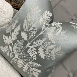 Countryside Home Decor Duck Egg Cushion Cover Pillow Throw - Fern Ashley Wilde Fabric, Double Sided Made in UK -Worldwide Shipping - thumbnail 2