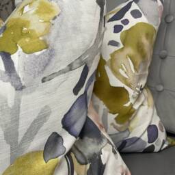 Mirren Abstract Cushion Cover, Pillow Sham, John Lewis & Partners Fabric Designer High Quality Handmade Double Sided Made in UK - thumbnail 2