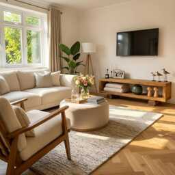 Handmade Rustic Solid Wood Tv Unit Timber Media Console - thumbnail 2