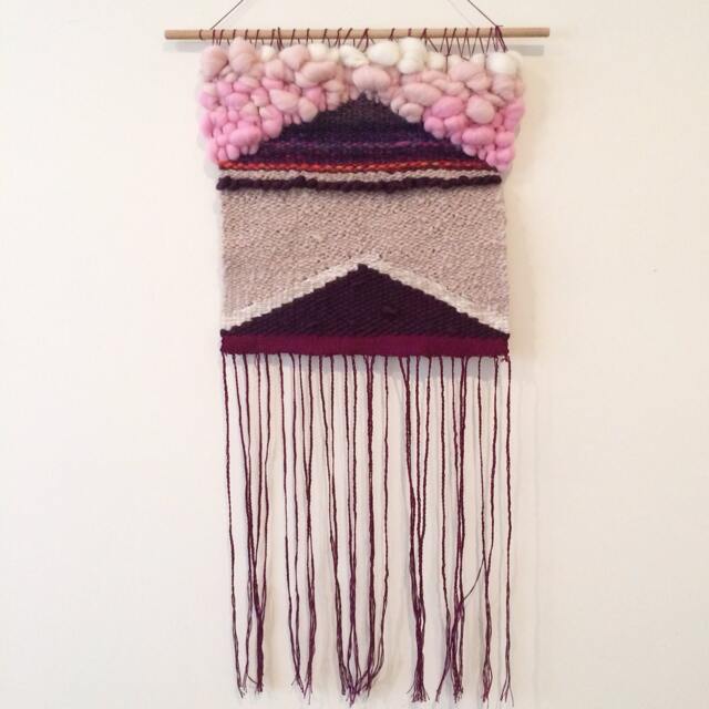 "Woven Wall Hanging, Medium Tapestry, Weaving - " - image 1
