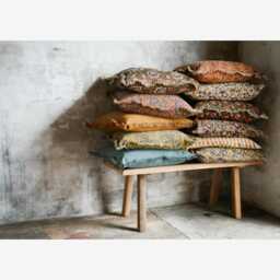 Fringe Cushion - Striped Woven Boho Scatter Pillow Sofa Soft Cotton Pinstripe - thumbnail 3