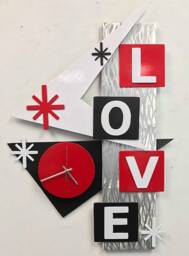 Art Deco Large Contemporary Clock By Artist Tony Viscardi - thumbnail 3