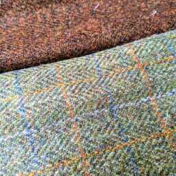 New Harris Tweed Fabric Set Of Four Colours - thumbnail 3