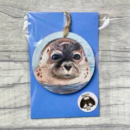 Seal Decoration, Nautical Ornament, Coastal Wall Decor For Beach Lover, Handmade Gifts - thumbnail 2