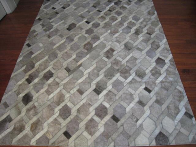 Patchwork Cowhide Rug - Free Shipping Model Link 6' X 8' - image 1