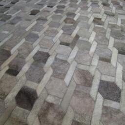 Patchwork Cowhide Rug - Free Shipping Model Link 6' X 8' - thumbnail 2