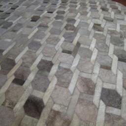 Patchwork Cowhide Rug - Free Shipping Model Link 6' X 8' - thumbnail 3