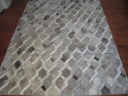 Patchwork Cowhide Rug - Free Shipping Model Link 6' X 8' - thumbnail 1