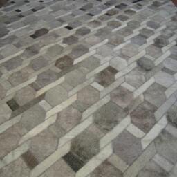 Patchwork Cowhide Rug - Free Shipping Model Link 6' X 8' - thumbnail 4