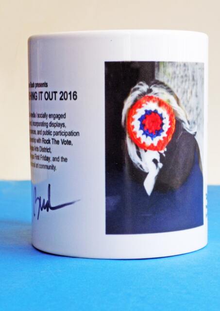 Reduced Political Memorabilia/Satirical Hillary Ceramic Mug With Pun, & Quote/ Limited Edition - 15 Signed Numbered - image 1