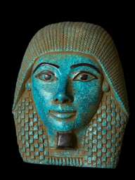 Egyptian Mask Statue Ancient Egypt Replica Artifact - thumbnail 1
