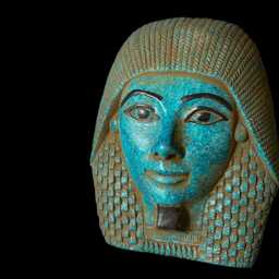Egyptian Mask Statue Ancient Egypt Replica Artifact - thumbnail 4