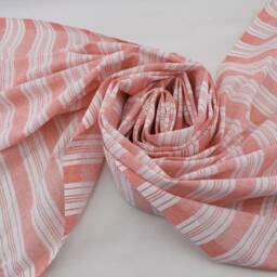 "Orange Towel, Bohemian Towel, Turkish Towel, Peshtemal, 32""x65" - thumbnail 4