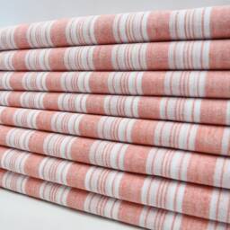 "Orange Towel, Bohemian Towel, Turkish Towel, Peshtemal, 32""x65" - thumbnail 3