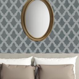 Wall Stencil Blossom Pattern - Reusable For Easy Wall & Fabric Decor - thumbnail 2