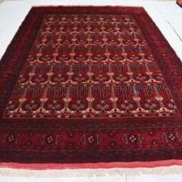 7x10 Ft Afghan Brand New Handmade Rug, Collector Piece Biljeck High Pile Soft Wool Traditional Dining Table Livingroom Carpet - thumbnail 2