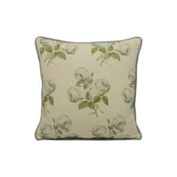 Colefax & Fowler - Bowood Grey/Green Linen Union Classic Floral Designer Cushion Cover Handmade Throw Pillow Luxury Home D??cor - thumbnail 2