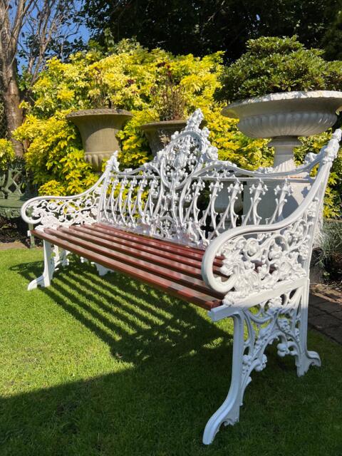 Coalbrookdale Style Ornate Garden Bench - image 1