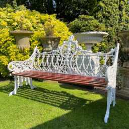 Coalbrookdale Style Ornate Garden Bench - thumbnail 2