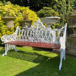 Coalbrookdale Style Ornate Garden Bench - thumbnail 3