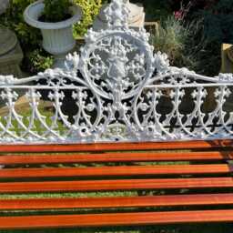 Coalbrookdale Style Ornate Garden Bench - thumbnail 4