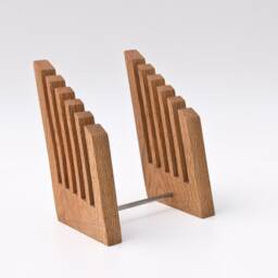 Small Wooden File Organizer/Desktop Sorter Table Wood Holder Fritz - thumbnail 2