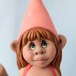 Garden Gnome - Girl Beach House Tropical Bathing Suit Gnome Female Vacation Home Decor - thumbnail 2