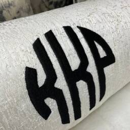 "Personalised Cushion Bolster 16"" X 6" - thumbnail 2