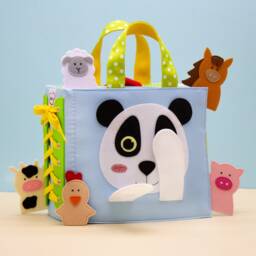 Personalized Felt Quiet Book For Toddlers Sensory Montessori Toy - thumbnail 2