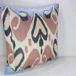 Hand Dyed Ikat Pillow Cover - thumbnail 2