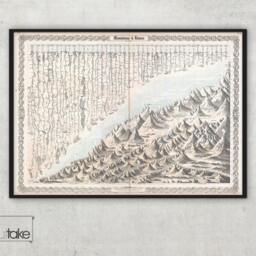 Wall Art - Old Maps Chart Of Mountains & Rivers - 1855 Joseph Colton, 081 - thumbnail 2
