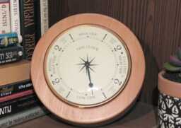 Tide Clock For Surfers, Boaters & Fishermen - Unique Fathers Day Gift, Boating Present, Wall Hung Ships Clock, Mancave Decor - thumbnail 1