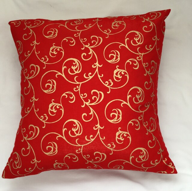 Christmas Cushion Covers, Pillow Red Cushions, Decor, Decorative Pillows, Designer Christmas Pillows - image 1