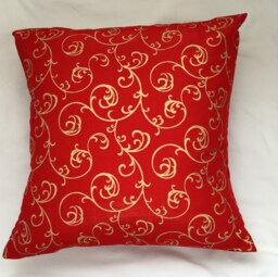 Christmas Cushion Covers, Pillow Red Cushions, Decor, Decorative Pillows, Designer Christmas Pillows - thumbnail 1