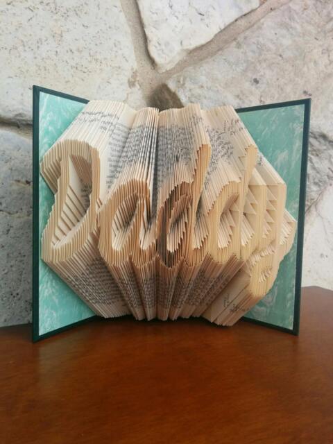 Daddy - Folded Book Art Fully Customizable, Dad, Father's Day - image 1