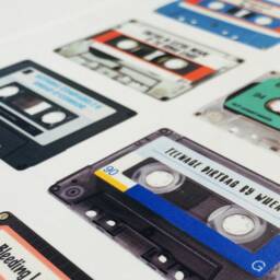 Memory Tapes Personalised Print, Retro Cassette Tapes, Custom Made Gift Music Lover - thumbnail 3