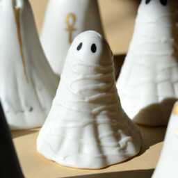 Spooky Ghost Sculptures Ceramic The Mummy - thumbnail 3