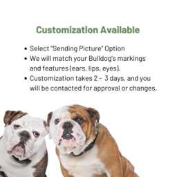 English Bulldog Eyeglass Stand - Bull Dog Gift Ornament - thumbnail 2