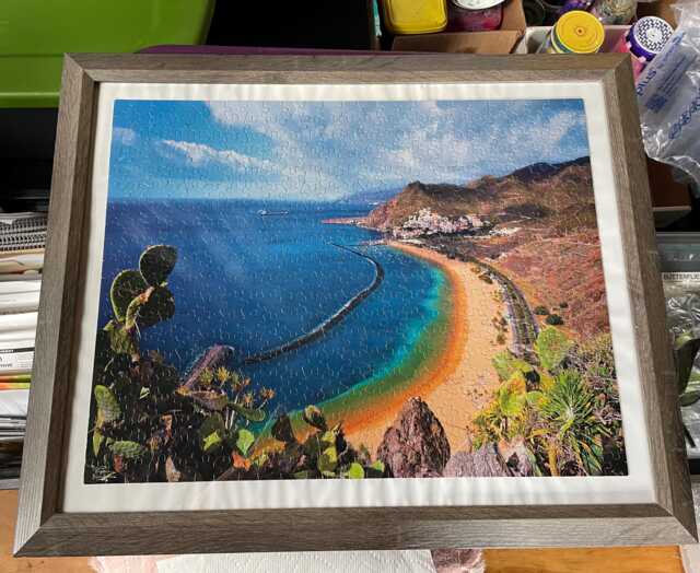 Framed Puzzle Wall Art - image 1