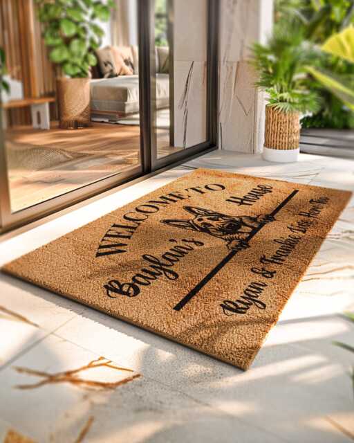 German Shepherd Doormat - Custom Dog Breed Welcome Mat For Lovers Personalized Rug - image 1