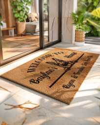 German Shepherd Doormat - Custom Dog Breed Welcome Mat For Lovers Personalized Rug - thumbnail 1