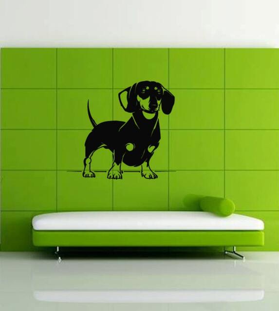Dog Wall Decals Dachshund Puppy Stickers Pets Animals Pet Shop Home Interior Decor Vinyl Decal Sticker Kids Nursery Baby Room M302 - image 1