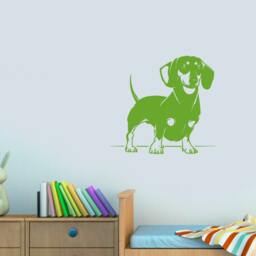 Dog Wall Decals Dachshund Puppy Stickers Pets Animals Pet Shop Home Interior Decor Vinyl Decal Sticker Kids Nursery Baby Room M302 - thumbnail 2