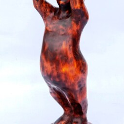 The Child Wooden Statue Hand Made Sculpture - thumbnail 3
