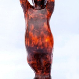The Child Wooden Statue Hand Made Sculpture - thumbnail 2