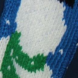 Personalized Hand Knitted Christmas Stocking - thumbnail 2