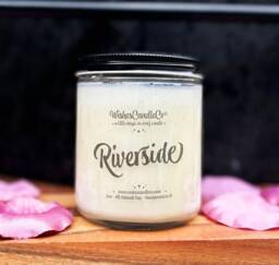 Riverside 8Oz Candle With Free Pin Inside - New Orleans Port Southern - thumbnail 1