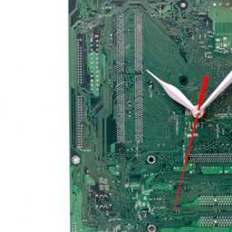 Green Circuit Board Clock, Industrial Wall Decor, Large Unique Gift, Boyfriend Gift, Husband Pc Gift - thumbnail 2