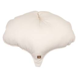 "Linen Ginkgo Leaf Pillow ""Dirty Pink" - thumbnail 4